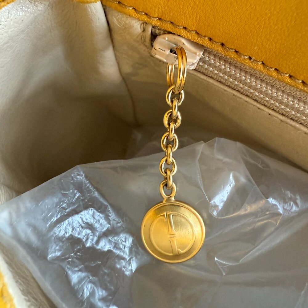 Vintage Gucci 1955 Horse-bit yellow leather & suede cross body - Picture 6 of 10